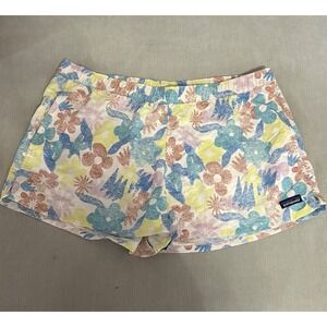 Patagonia Women's 2.5" Barely Baggies Shorts Channeling Spring/Natural NWOT
